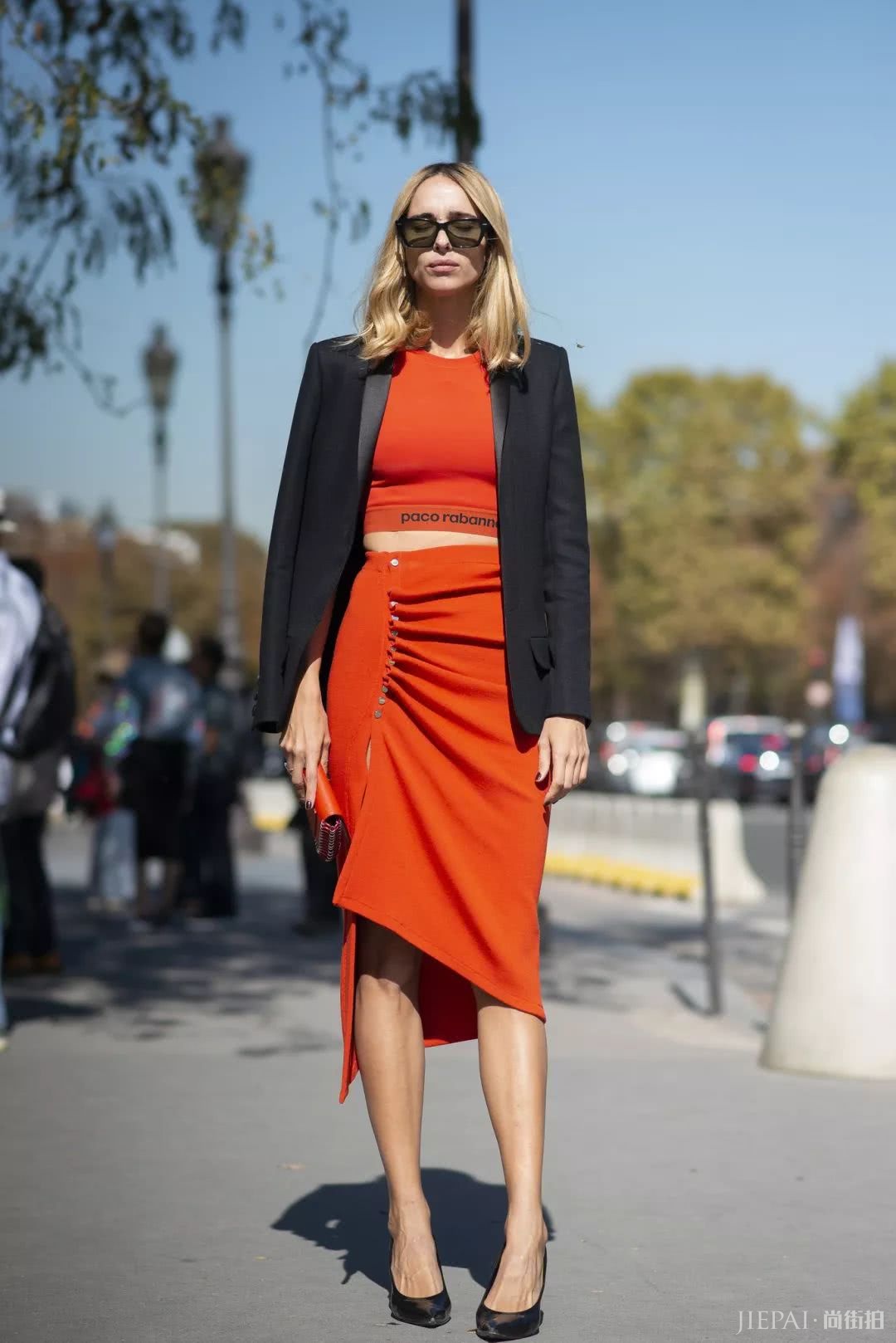 欧美街拍，夏天的各种仙女半裙太好看