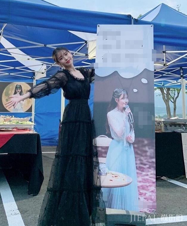 李知恩虽然只有162cm,却靠打扮硬穿出180的气场