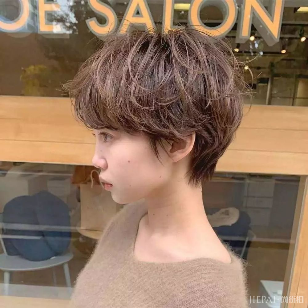 26款短发纹理烫发型图片，准备烫发的女生参考下