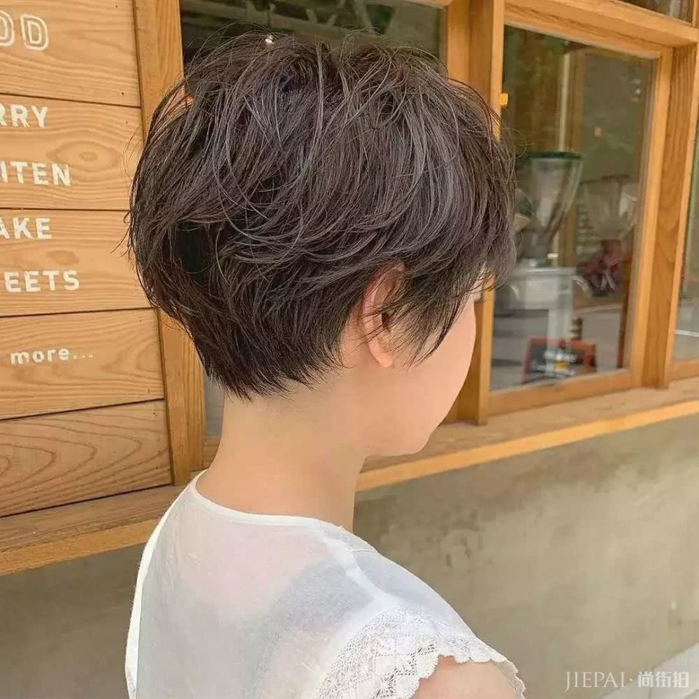 26款短发纹理烫发型图片，准备烫发的女生参考下