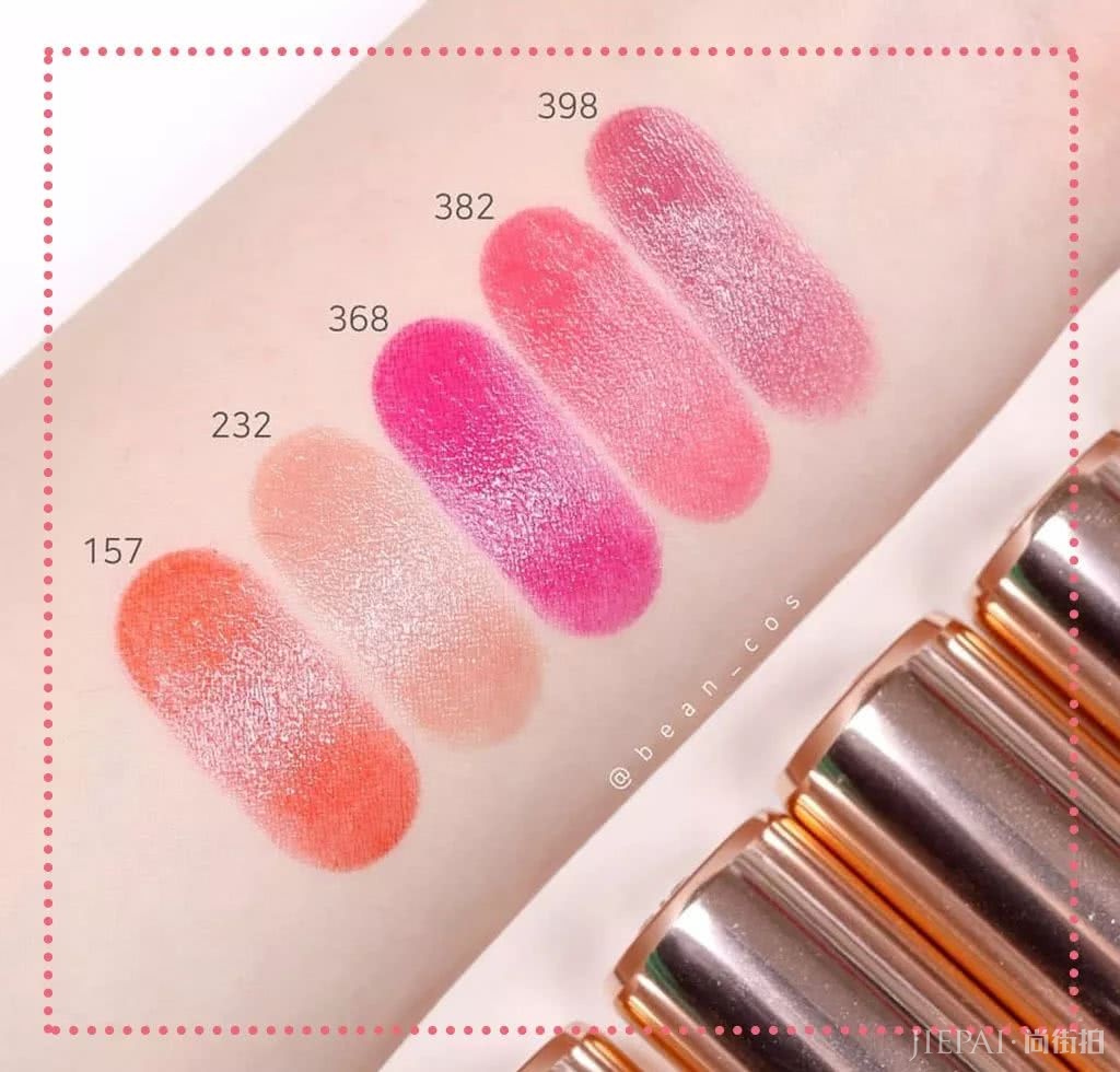 这几只口红都是什么神仙色，太太太好看了吧！