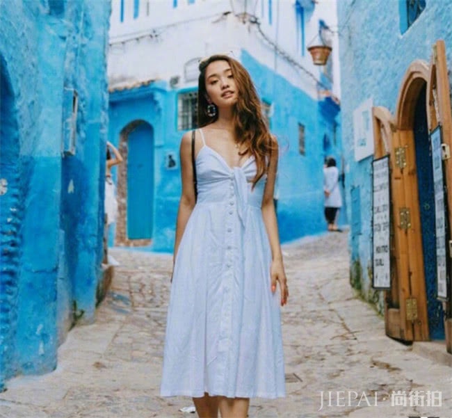 小个子女生种草这8套休闲浪漫穿搭,尽显慵懒度假风