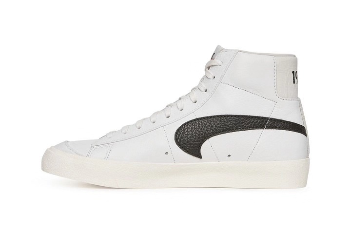 “反勾”设计的大势趋势?这款Nike Blazer Mid x Slam Jam联乘系列,你看如何?
