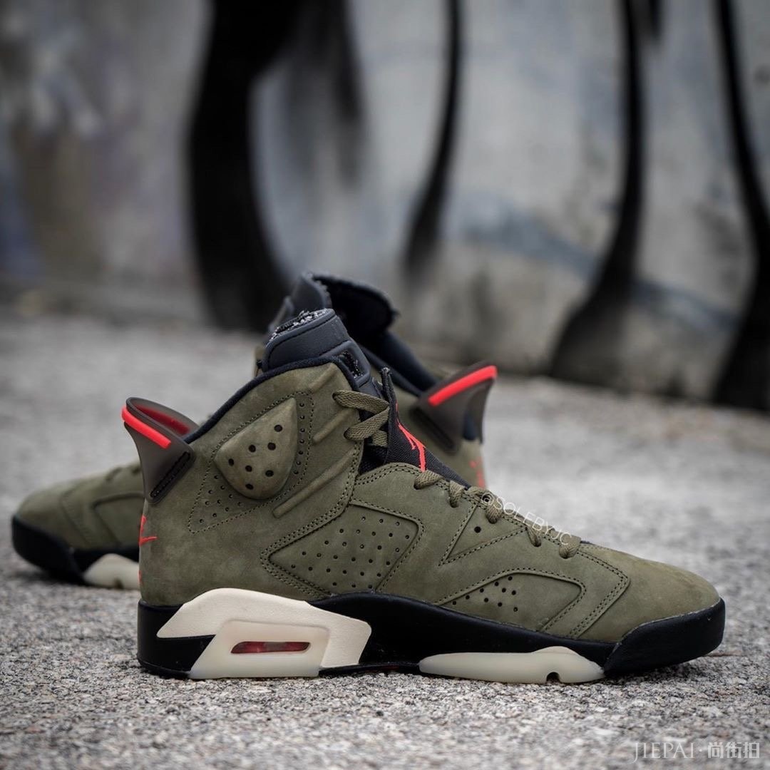 离发售不远了?Travis Scott x Air Jordan 6联乘全貌细节大赏!