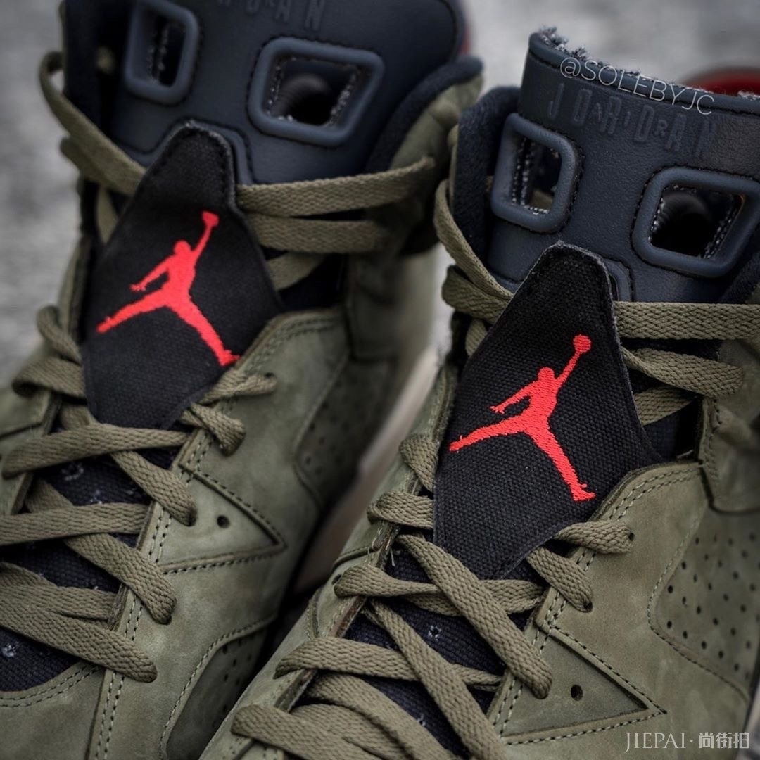 离发售不远了?Travis Scott x Air Jordan 6联乘全貌细节大赏!