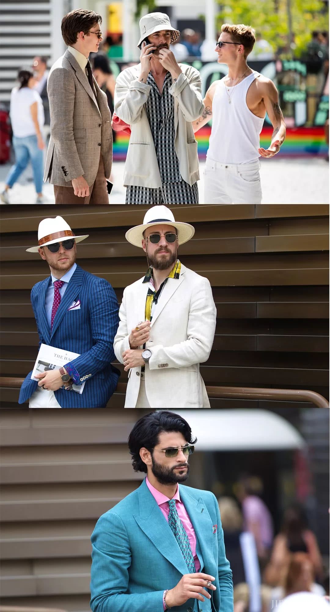 全世界最会穿西装的男人集体出动 街拍的这些时髦大叔们太A了吧