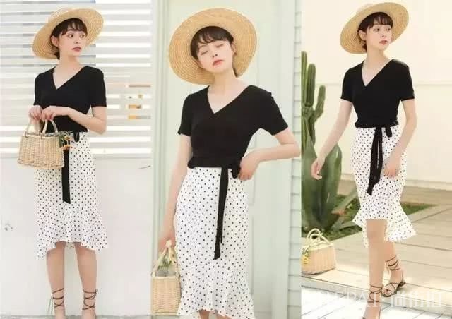 黑白配这样穿高级感十足,时髦又简单