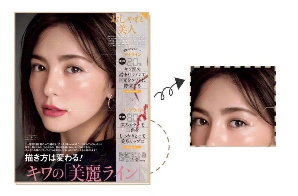 女明星在争先抢后画的妆容，画对了你就是明星