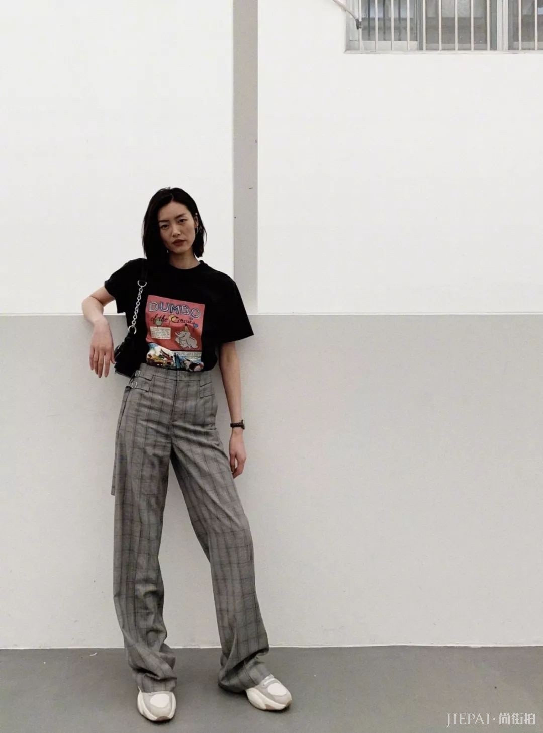 有的人表面看上去很高 其实都靠这条裤子