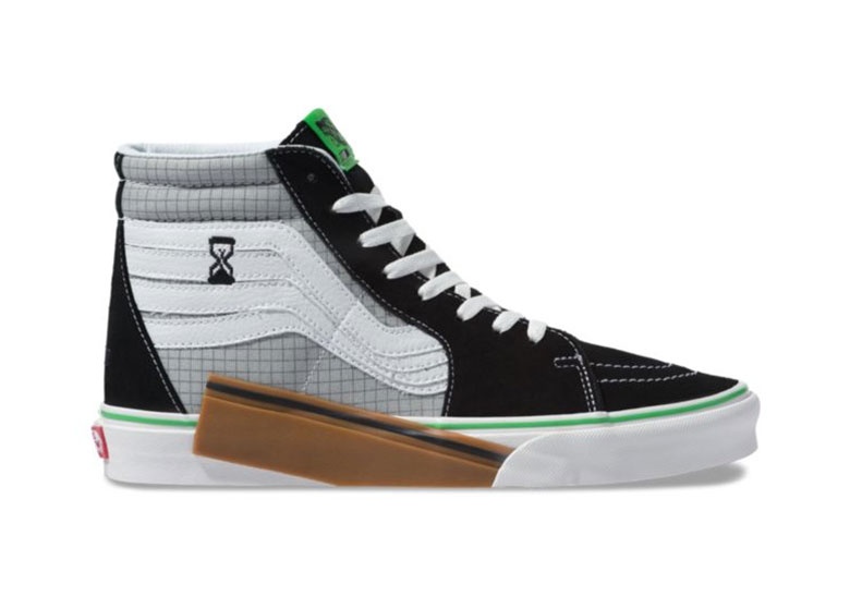 看着有点小清新!解构式VANS SK8 Hi新配色再更新!