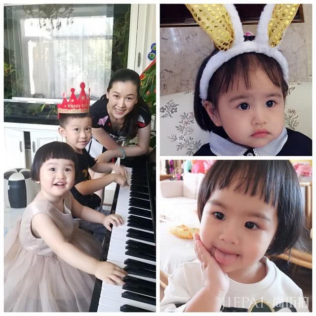 黄海冰晒照为5岁儿子庆生,小女儿罕见出镜,与包贝尔女儿神相似