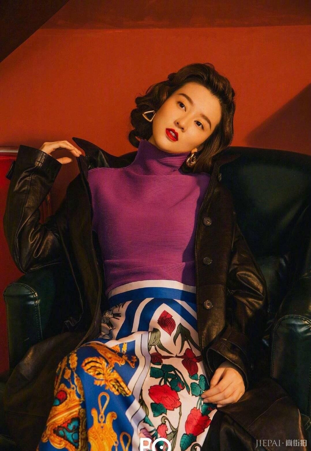 乔欣挑战复古女郎形象致敬《花样年华》，眼神自信坚定神似张曼玉