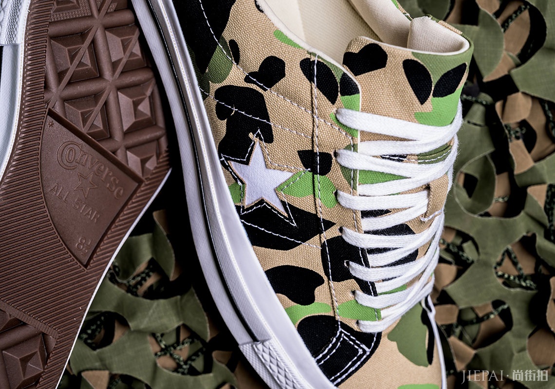 神似BAPE®联乘?Converse平价版丛林迷彩已上架!