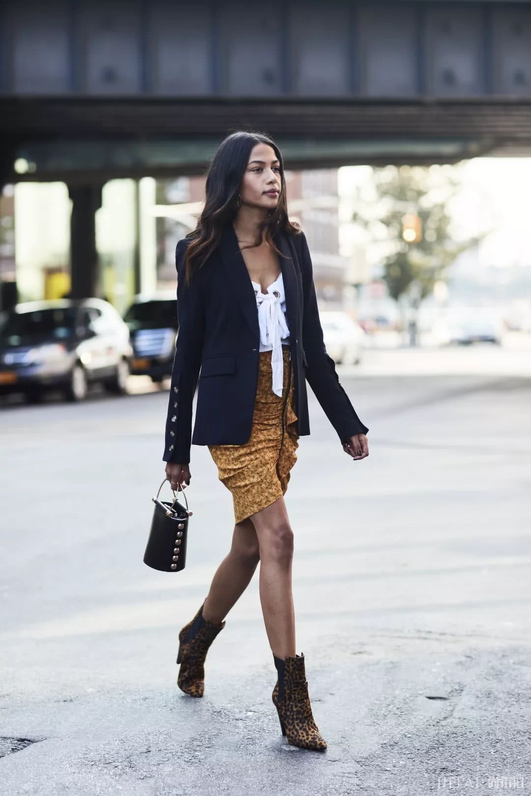 欧美街拍，夏天的各种仙女半裙太好看