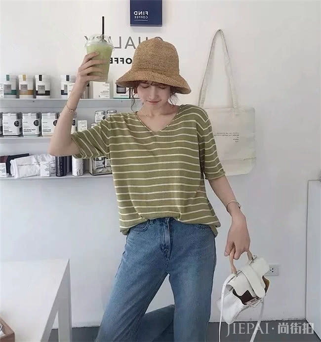 夏季穿清新迷人的牛油果绿单品，给闷热天气带来一丝凉意