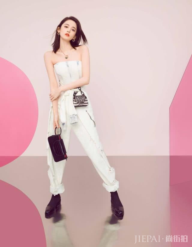 娜扎拍杂志太高级,时尚表现力绝对满分