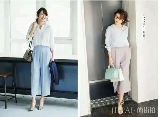 告别职场刻板，清新夏季通勤风穿搭很温柔很女人