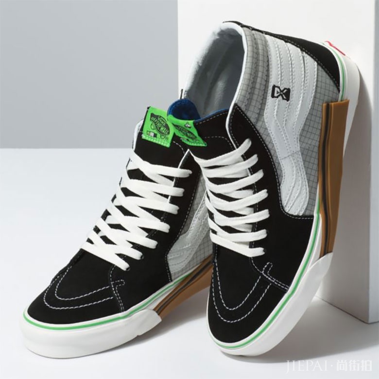 看着有点小清新!解构式VANS SK8 Hi新配色再更新!