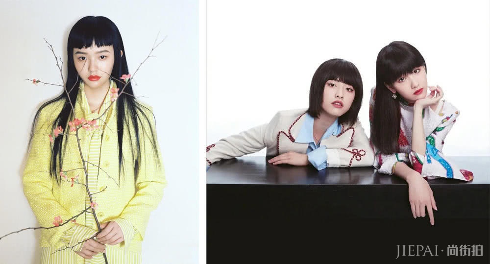 舒淇新发型拍杂志,齐刘海搭配烈焰红唇,复古造型撞脸吴莫愁