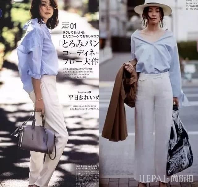 日系风格搭配出来的衬衫,是出了名的有高级感