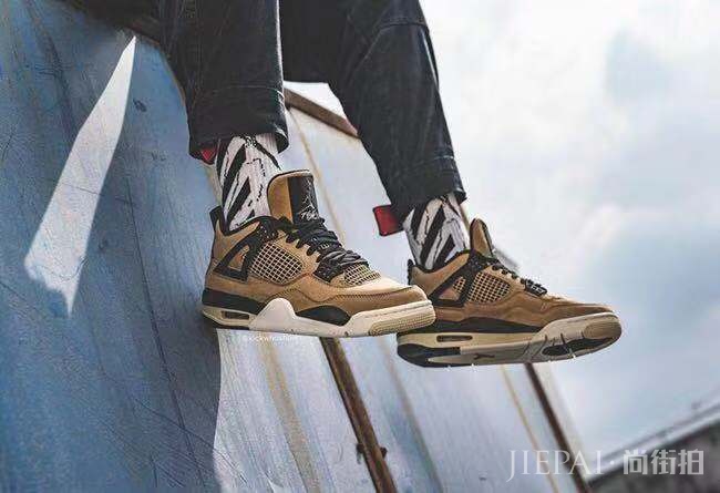 来口珍珠奶茶?Air Jordan 4 “Mushroom” 最新上脚图!