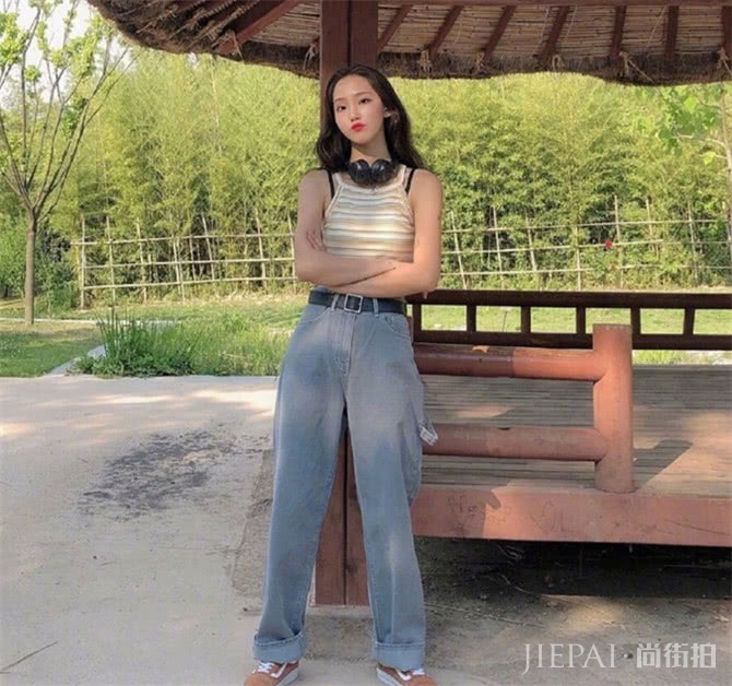 矮个子穿短上衣配长裤,立马提升你的腰线