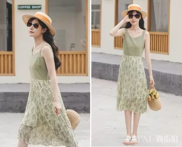 今夏超火爆的牛油果连衣裙,你的衣橱都get上了吗?