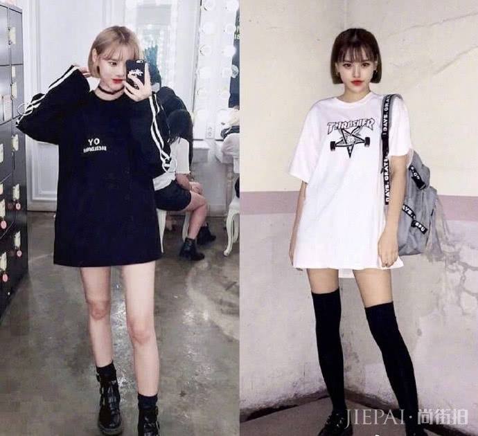 女孩子这样穿才够帅气?用皮裤皮裙穿搭成最酷女孩