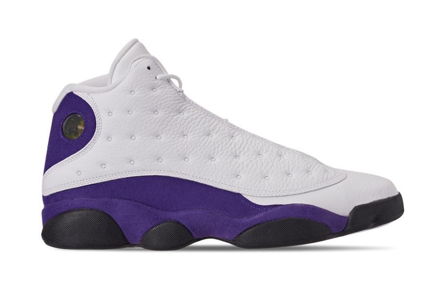 湖人配色来袭!全新的 Air Jordan 13“Lakers” 本月发售!