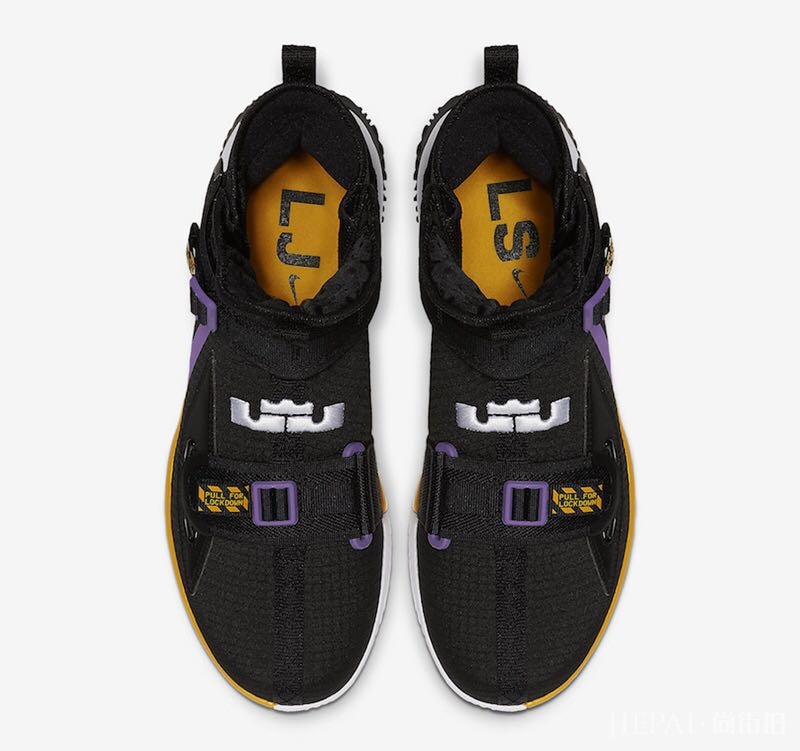 詹姆斯亲自上脚!LeBron Soldier 13 湖人配色下月发售!