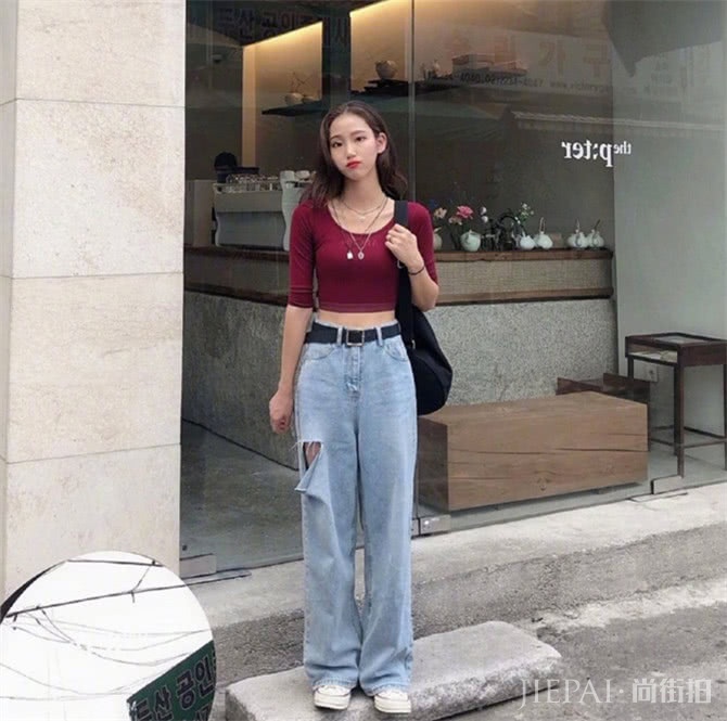 矮个子穿短上衣配长裤,立马提升你的腰线