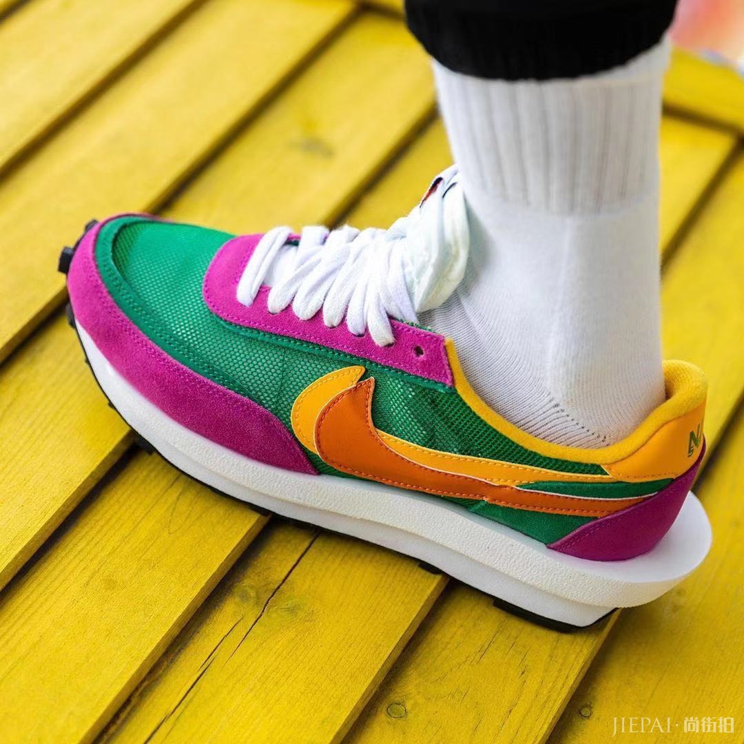 Sacai x Nike LDV Waffle 最新上脚图来了!这个眼瘾必须得过!