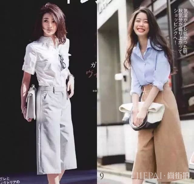 日系风格搭配出来的衬衫,是出了名的有高级感