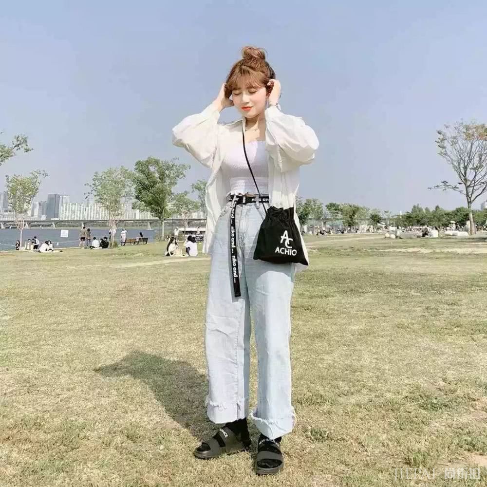 铅笔牛仔裤胖妹子可以穿,但另“3款”牛仔裤会更好,显瘦超厉害