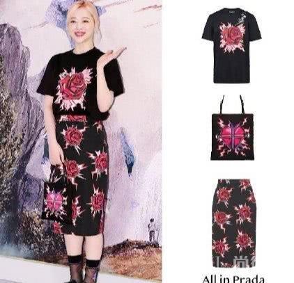 崔雪莉出席时尚活动,全身Prada价值上万却被吐槽土