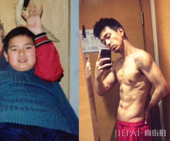李现青涩照被曝光,小胖墩变型男,伴郎照“韩商言”范儿十足