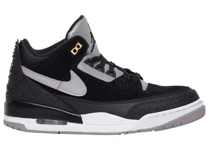 请上好闹铃,Air Jordan 3 Tinker 手稿版黑水泥下周发售!