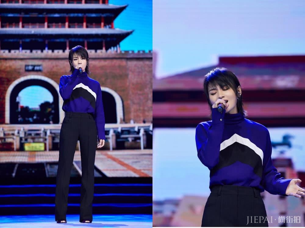 几何色块的搭配,让你又瘦又美又有个性