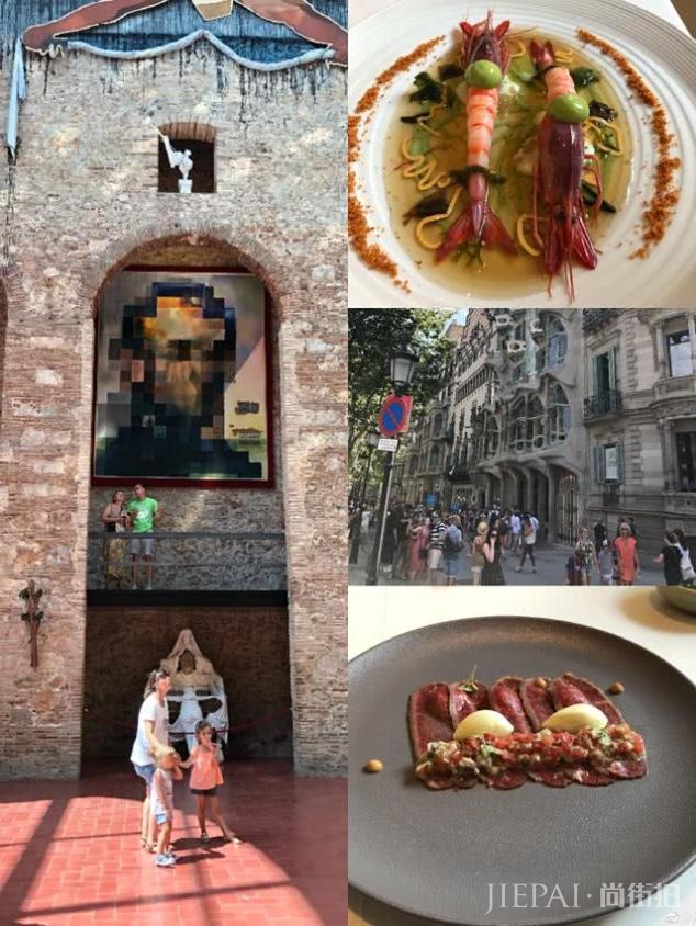 汪小菲一家国外旅行,与大S另类秀恩爱,女儿已长高到爸爸的腰间