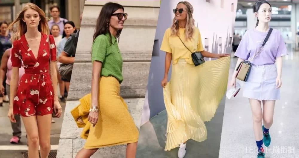夏天别只穿莫兰迪了，今年水果色才是夏季打开的正确方式