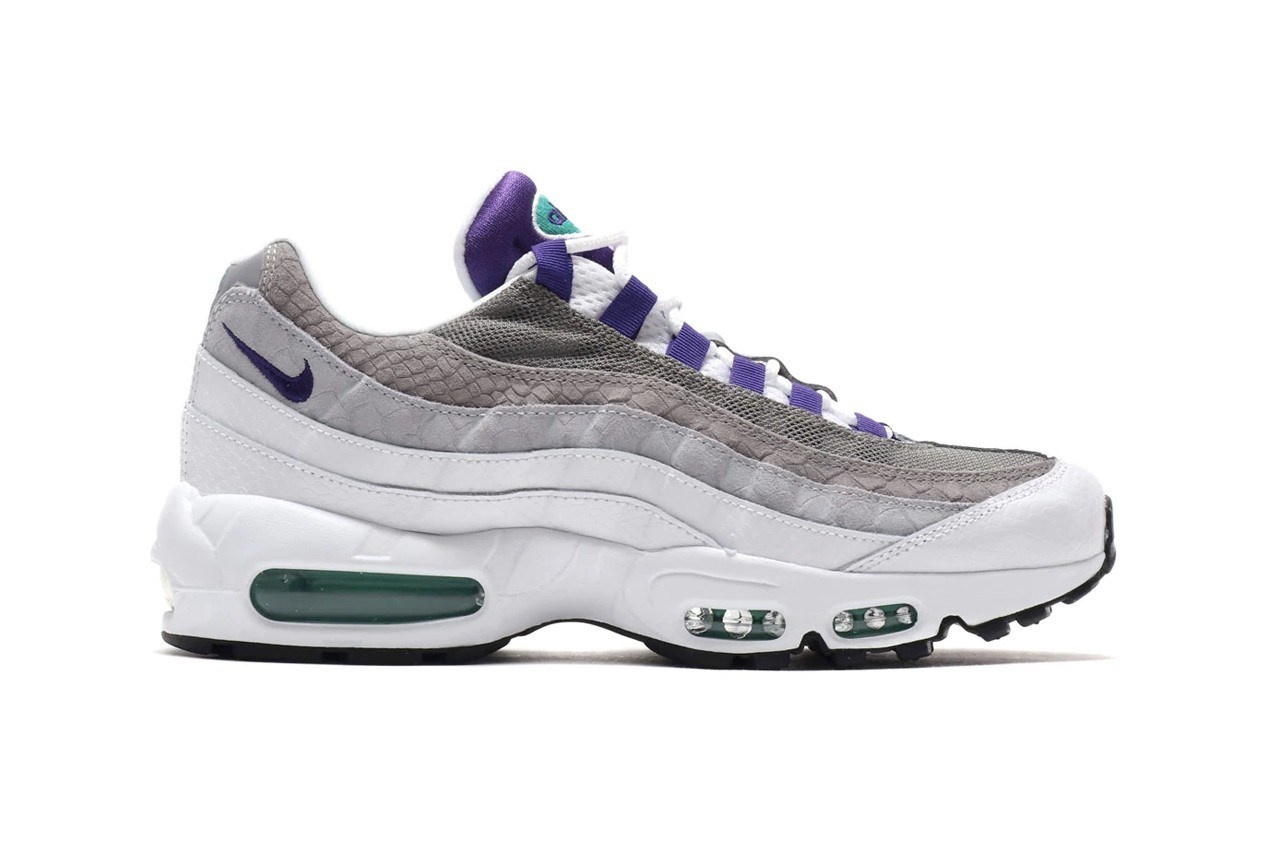 蛇皮系列再创新高!NIKE Air Max 95蛇皮限定配色即将来袭!