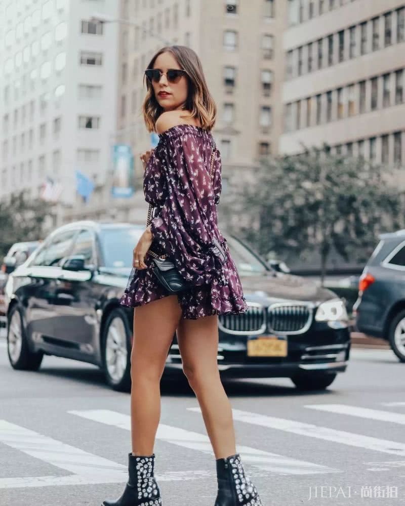 浅色系夏天太单调?试试这5种深色系气质美搭,显瘦效果好