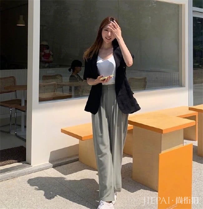 这9套韩系女生穿搭显瘦又气质,让你的男神爱上你
