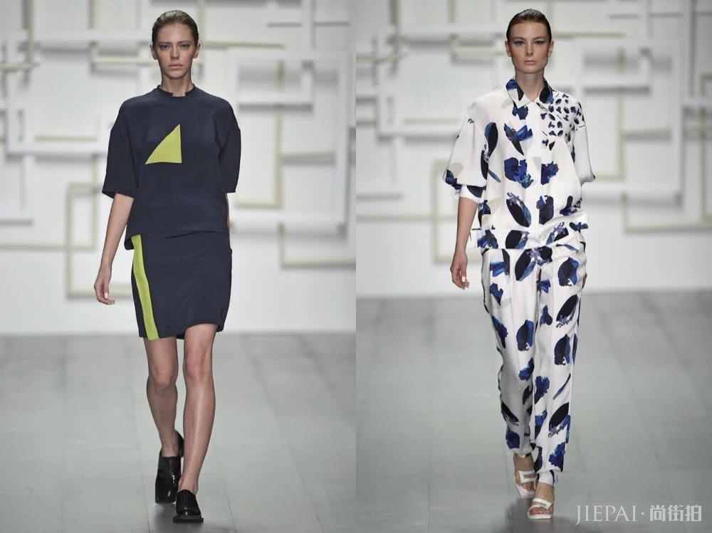 几何色块的搭配,让你又瘦又美又有个性