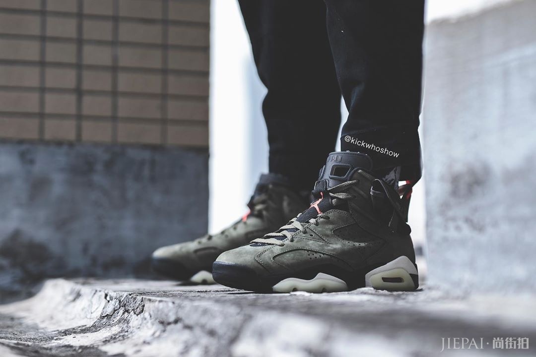 Travis Scott x Air Jordan 6上脚一览,这次一定冲!