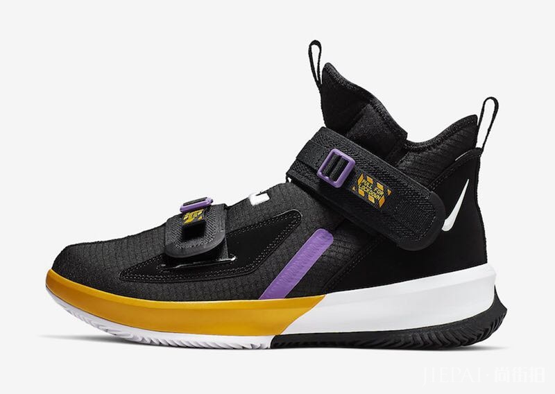 詹姆斯亲自上脚!LeBron Soldier 13 湖人配色下月发售!