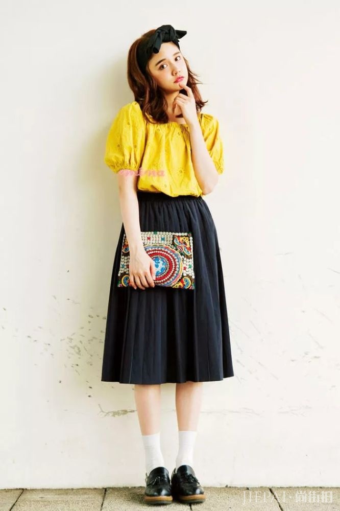 日本模特村田伦子の时髦秘密?一起做“青文字系”女孩