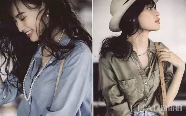 日系风格搭配出来的衬衫,是出了名的有高级感