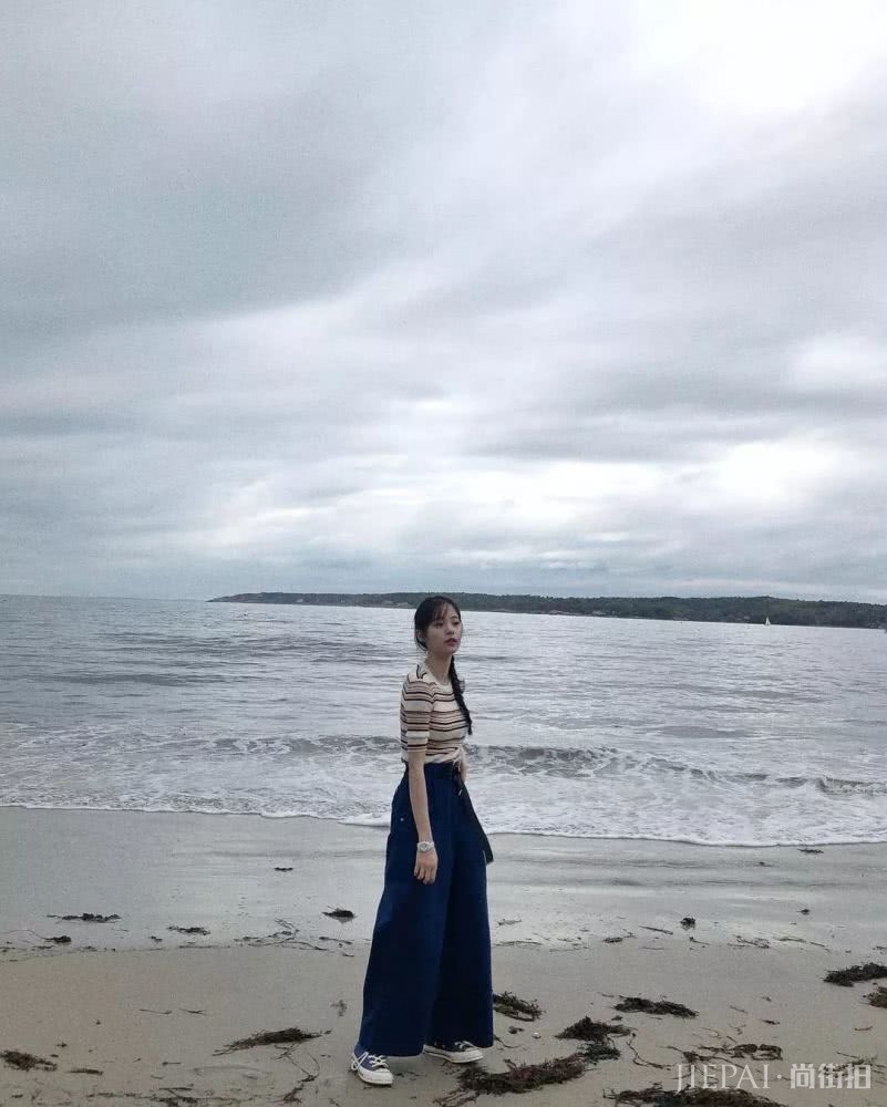 欧美街拍 阔腿裤穿不好罪魁祸首可能因为这五双鞋