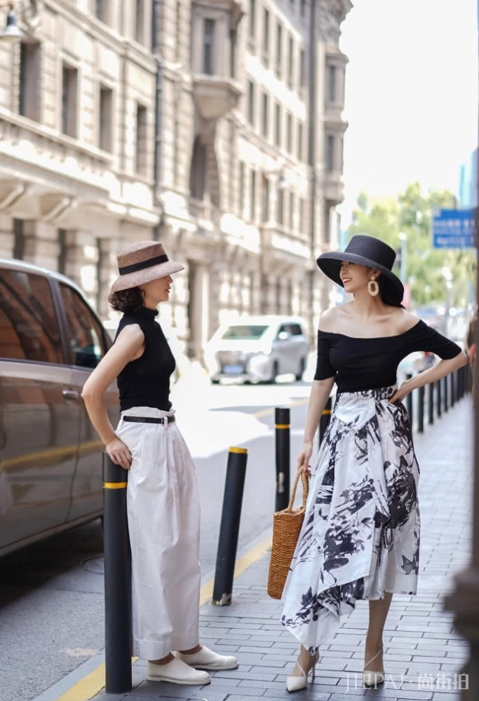 欧美街拍 夏天这样搭配小个子女生一样变时尚御姐